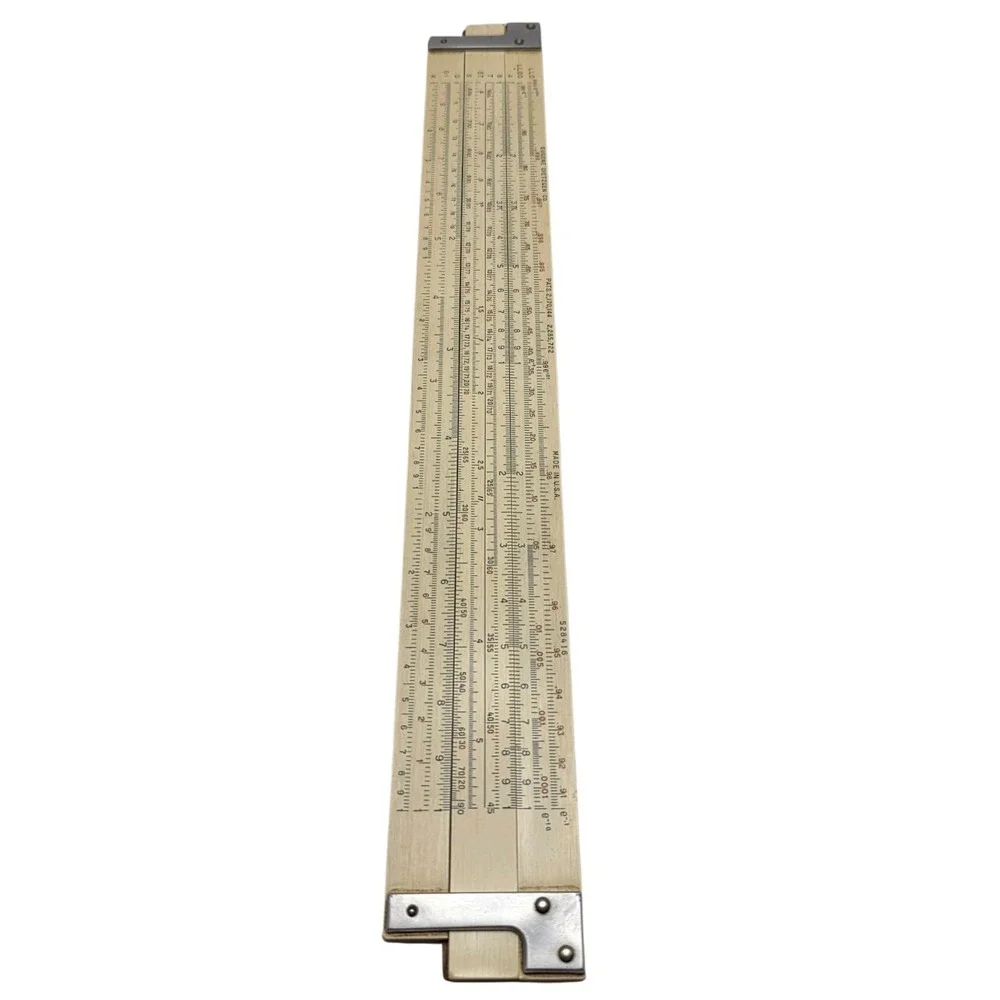 Eugene Dietzgen Maniphase Multiplex 1732 Decimal Trig Type Log Slide Rule w/case